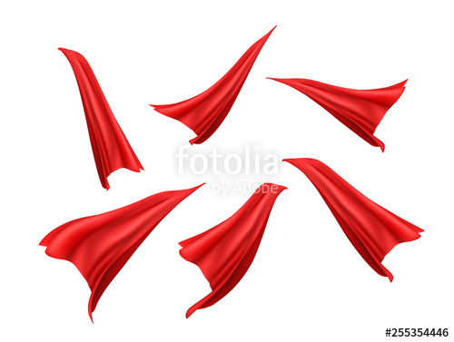Cape Set Isolated On White Background Red Superhero Cloak Vector 500x377 Cape Set Isolated On White Background Red Superhero Cloak Vector