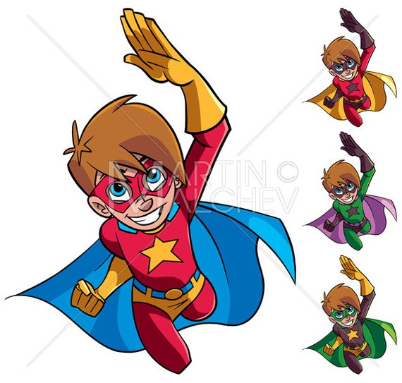 570x543 Super Boy Flying