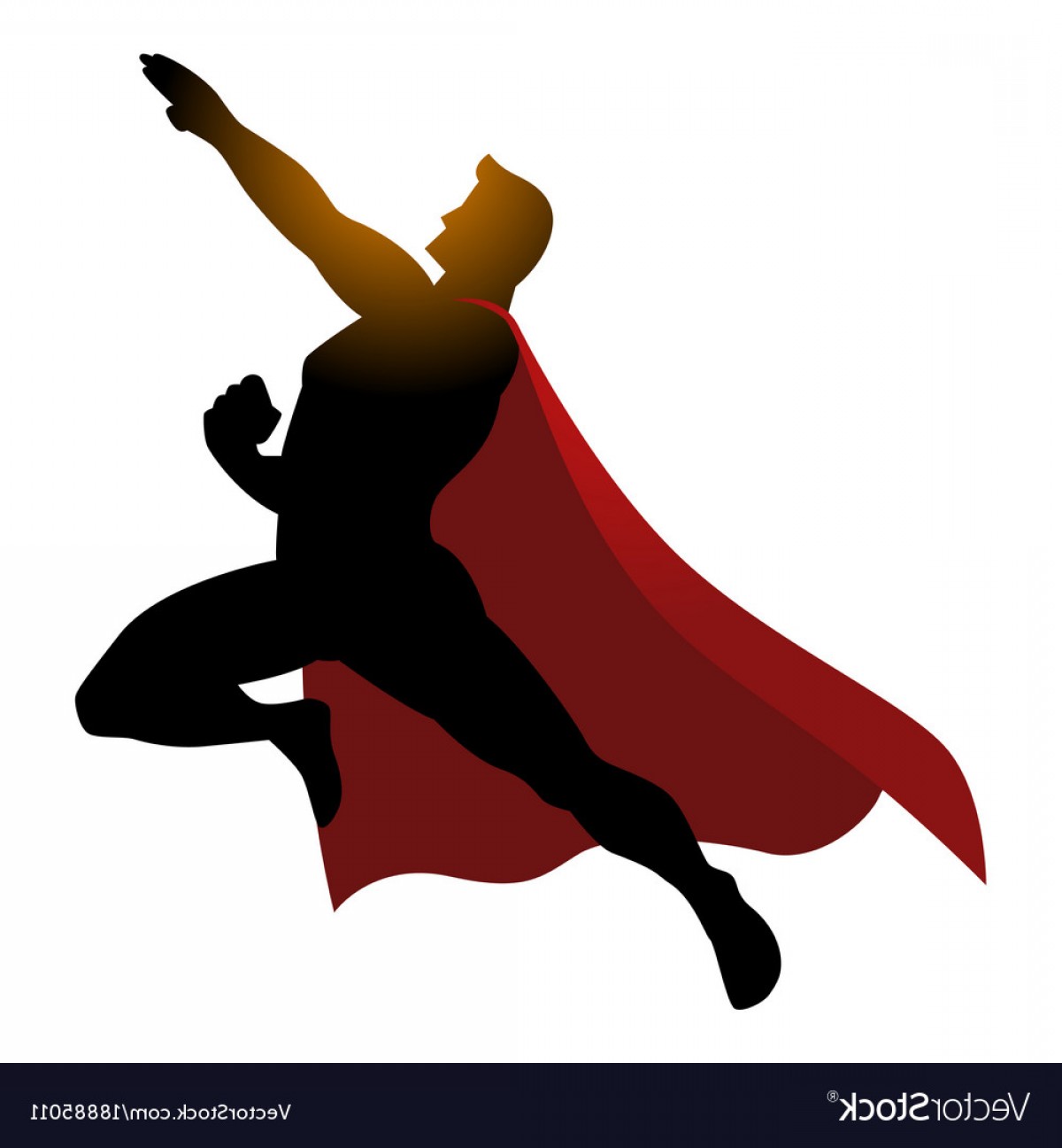 Superhero Flying Vector at Vectorified.com | Collection of Superhero ...