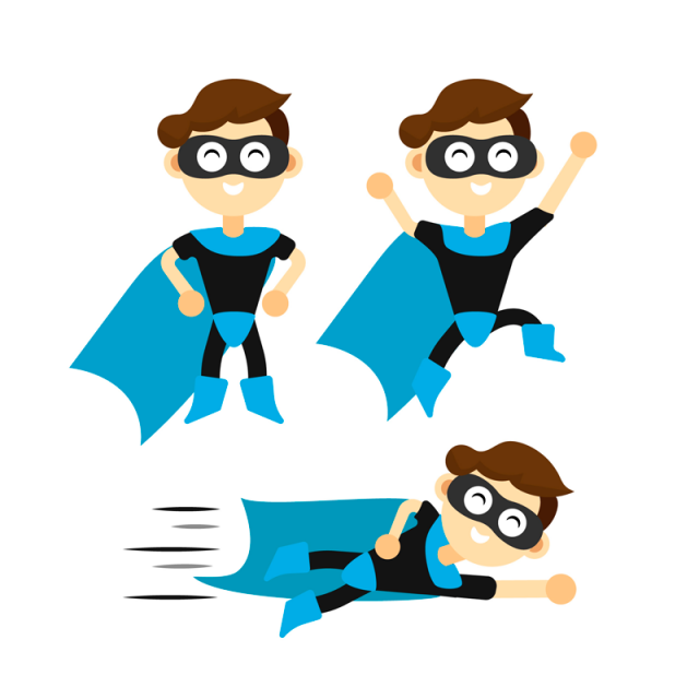 640x640 Superhero Kid Set, Kids, Children, Man Png And Vector