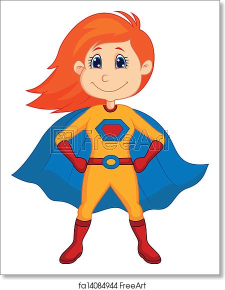 Superhero Kid Vector at Vectorified.com | Collection of Superhero Kid ...