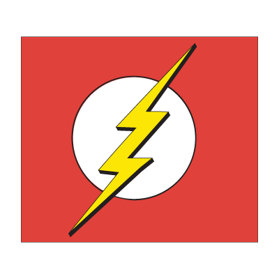 400x400 Flash Logo Superhero Logo Vector