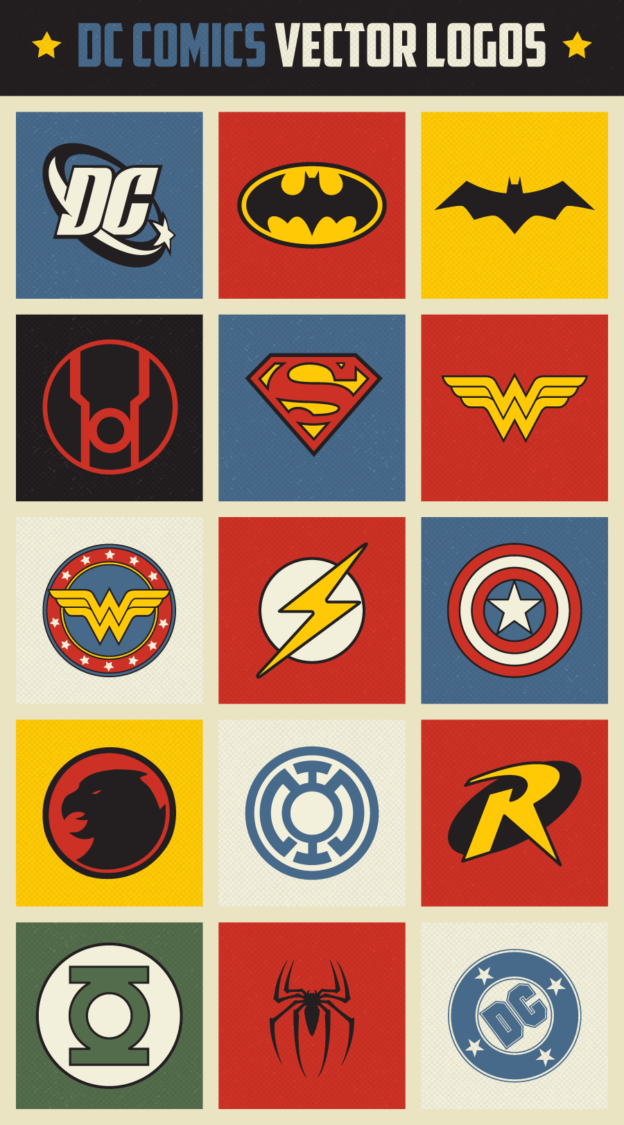 900x1623 Free Retro Dc Comics Vector Logo Icons