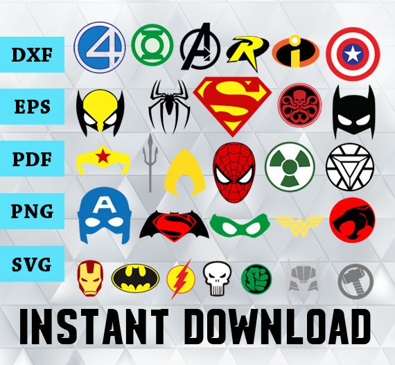 Superhero Logo Vector at Vectorified.com | Collection of Superhero Logo ...