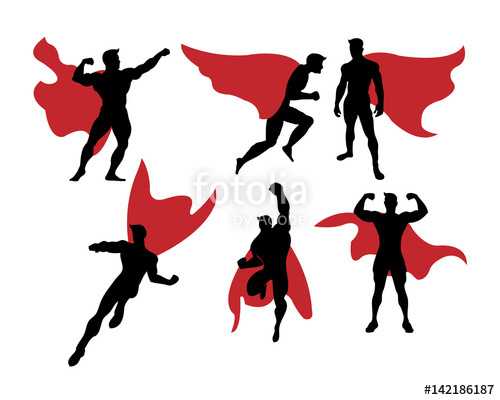 Male Superhero Silhouette Stock Image And Royalty Free Vector 500x400 Male Superhero Silhouette Stock Image And Royalty Free Vector