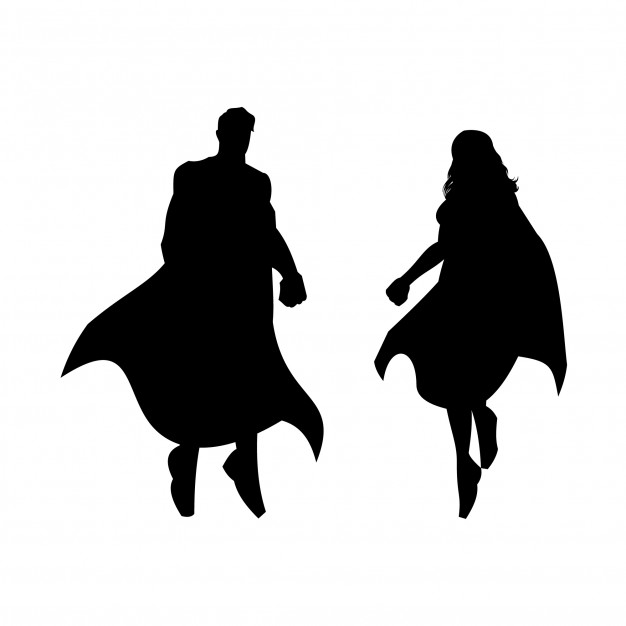 Superhero Silhouette Vector Premium Download 626x626 Superhero Silhouette Vector Premium Download