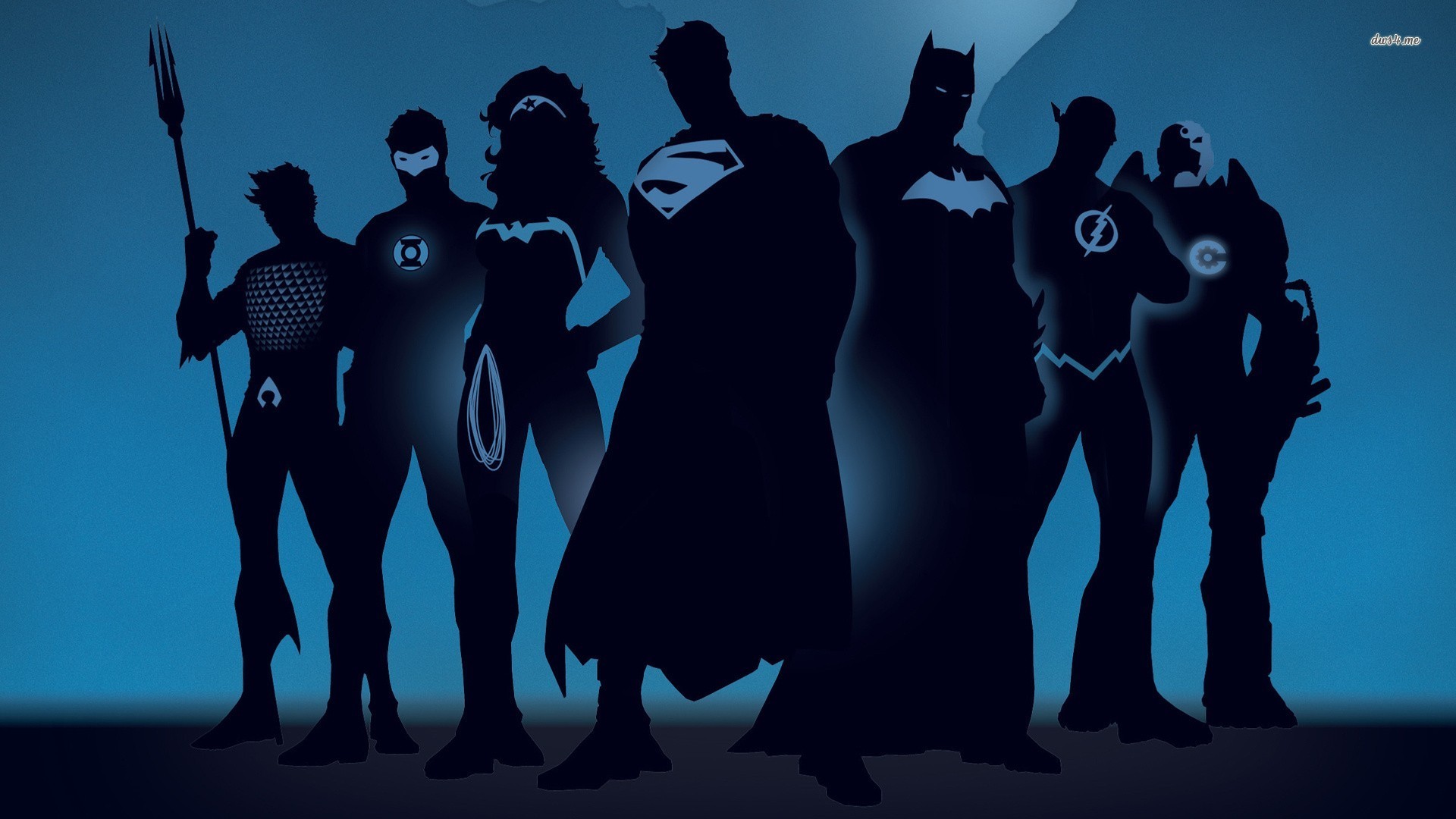 Superhero Silhouettes Wallpaper 1920x1080 Superhero Silhouettes Wallpaper