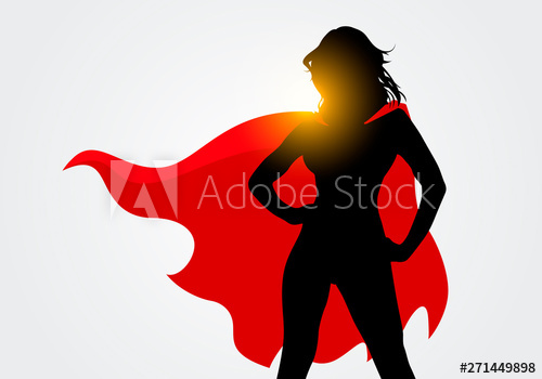 Superhero Silhouette Vector at Vectorified.com | Collection of ...