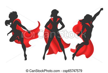 Woman Superhero Silhouette Female Power Concept Isolated On White 450x306 Woman Superhero Silhouette Female Power Concept Isolated On White