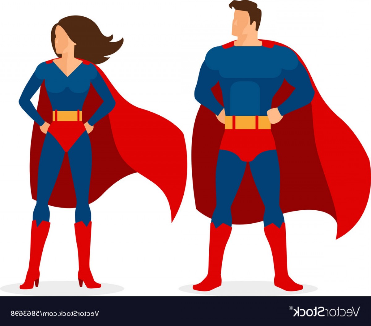 Superhero Couple Of Flat Superman And Superwoman Vector Soidergi 1200x1054 Superhero Couple Of Flat Superman And Superwoman Vector Soidergi