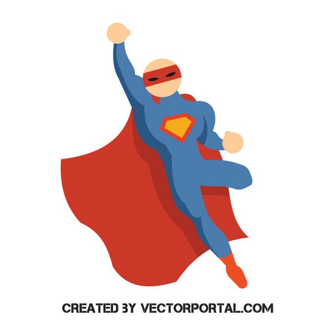 Superhero Vector Image 660x660 Superhero Vector Image