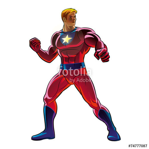 Superhero Vector Illustration On A Background Stock Image 500x500 Superhero Vector Illustration On A Background Stock Image