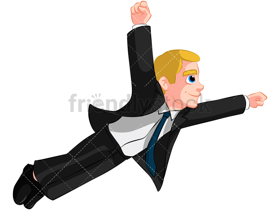 Business Man Flying Like Superhero Vector Cartoon Clipart 1067x800 Business Man Flying Like Superhero Vector Cartoon Clipart
