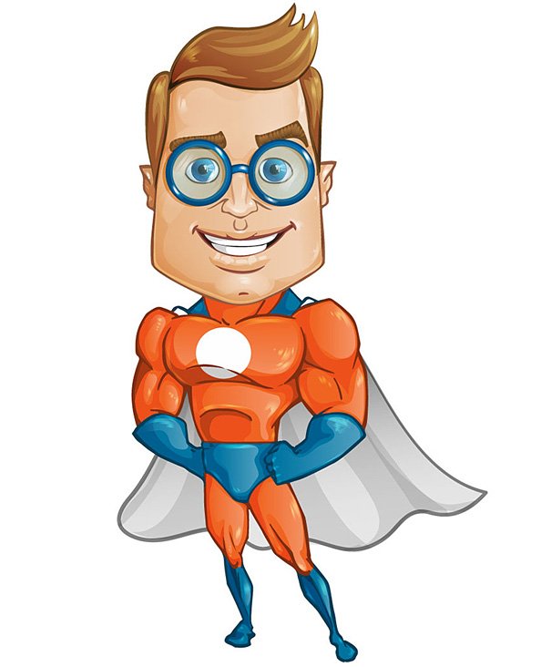 Free Geek Superhero Vector Character Files, Vectors Graphics 594x732 Free Geek Superhero Vector Character Files, Vectors Graphics