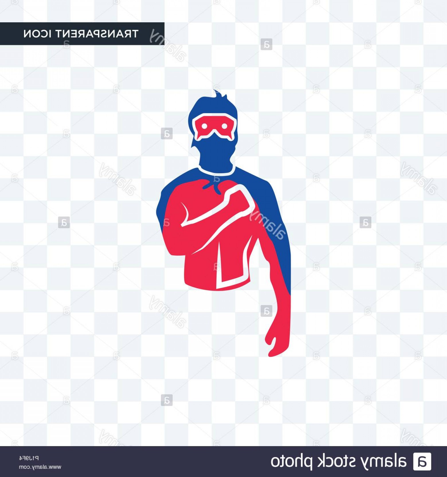 1560x1668 Generic Superhero Vector Icon Isolated On Transparent Background