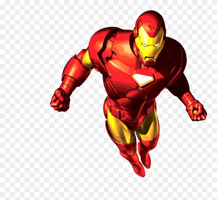 880x811 Iron Man Cartoon Superhero Clip Art