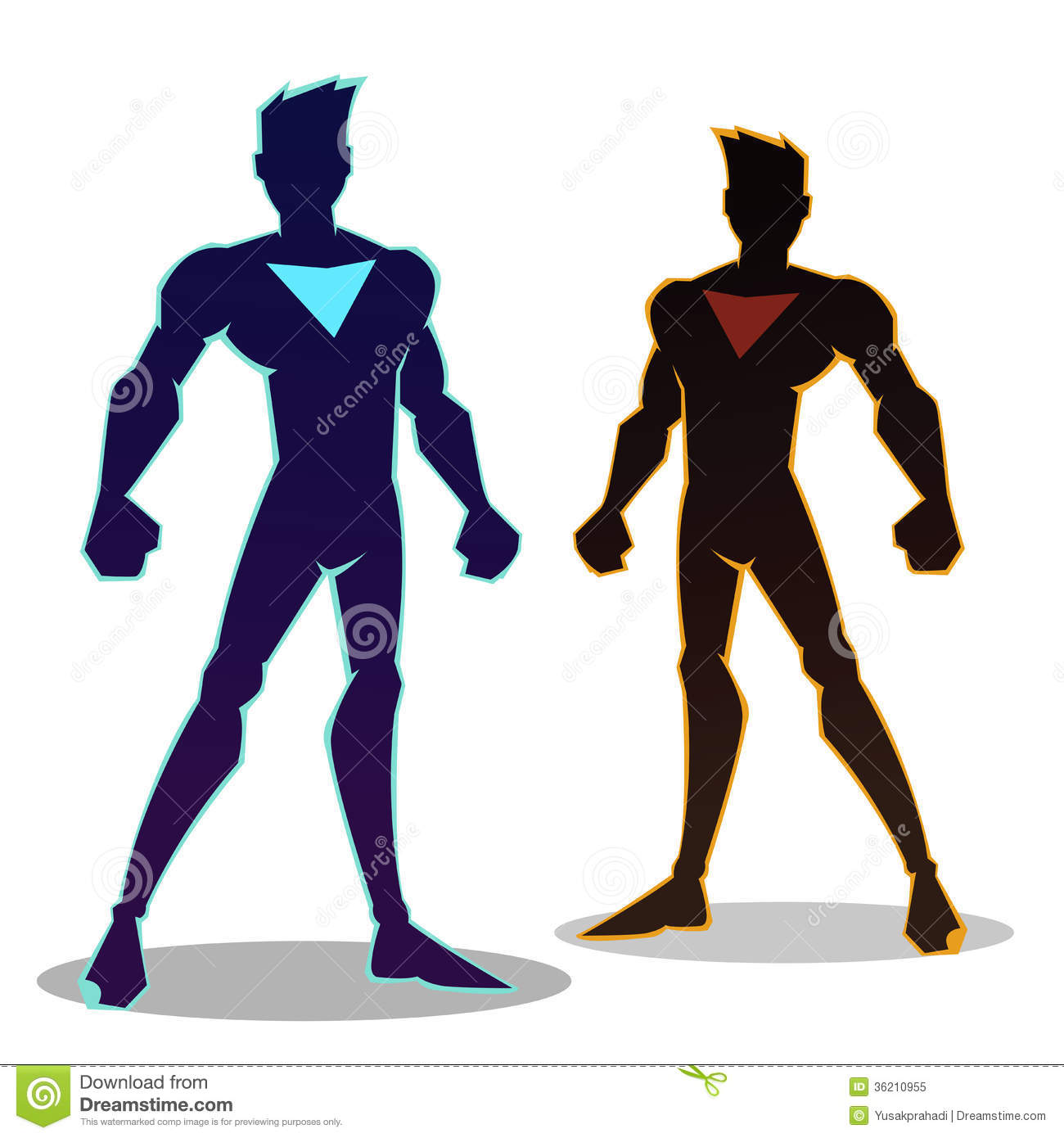 1300x1390 Superhero Silhouette Vector Free
