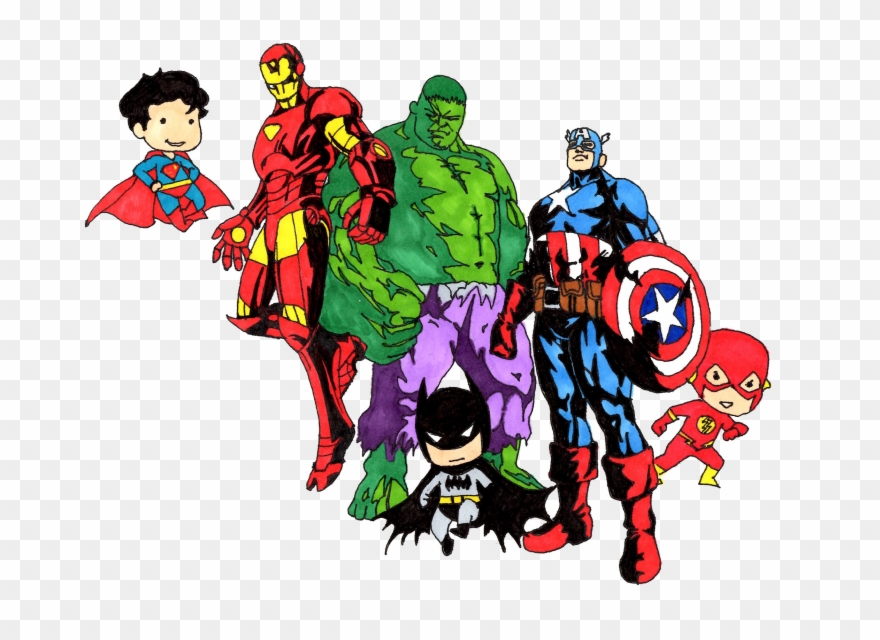 880x640 Team Transparent Superhero Vector Royalty Free Library