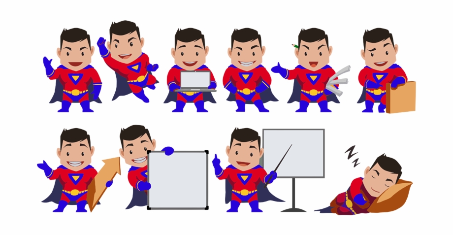 920x477 Free Superhero Character Vectors