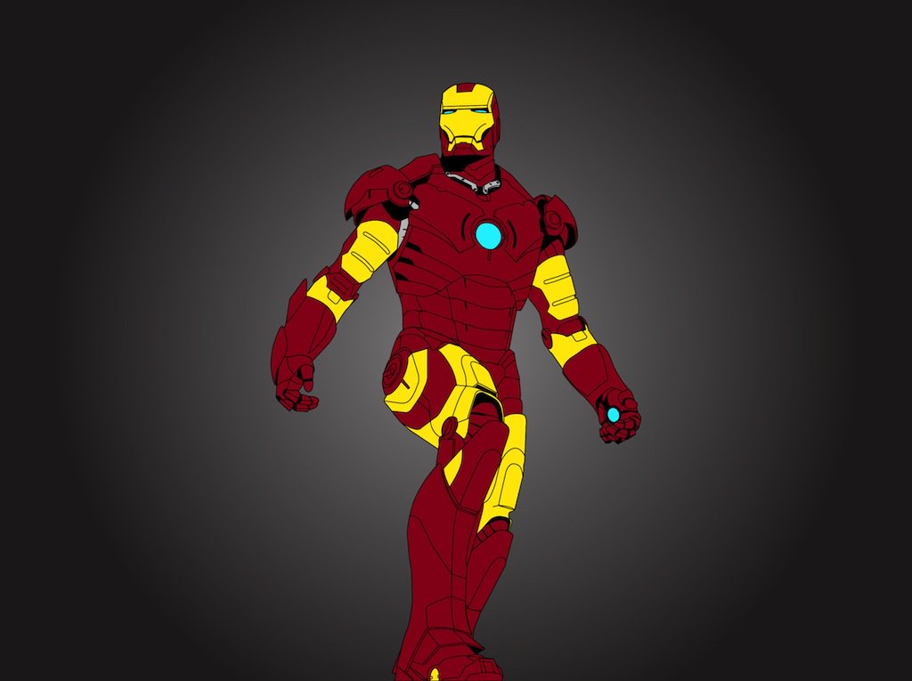 1024x765 Iron Man Vector Vector Art Graphics