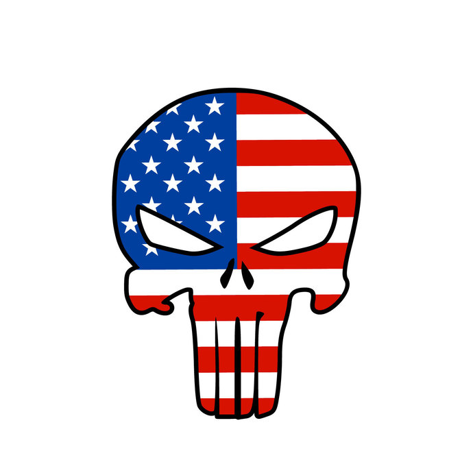690x690 Punisher Superhero Graphics Design Dxf