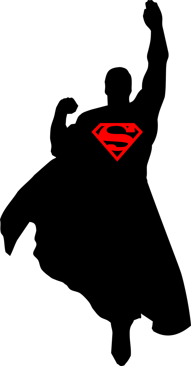 669x1280 Superman,super Heroes,free Vector Graphics,free Pictures, Free