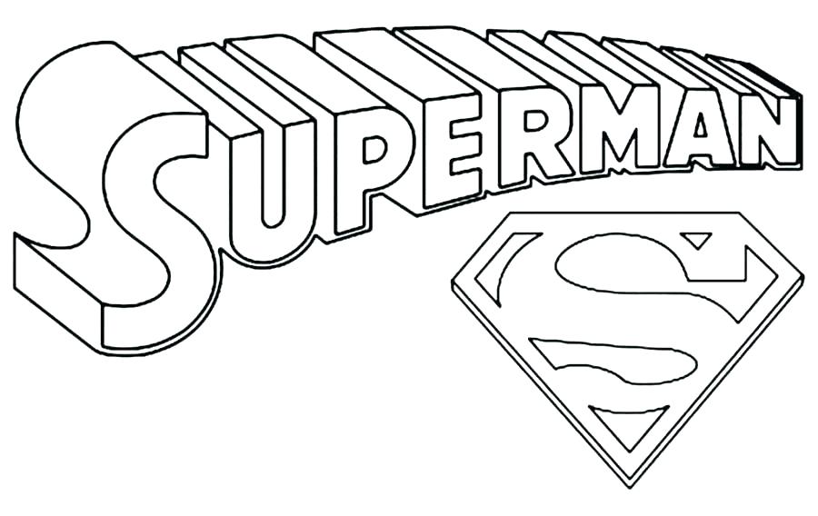 Superman Logo Outline Vector at Vectorified.com | Collection of