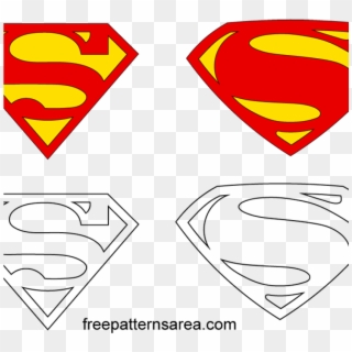 320x320 Superman Symbol Outline Superman Symbol Logo Vectors