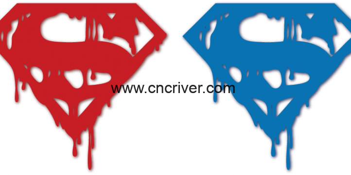 722x361 Superman Logo Vector For Laser Cutting And Cnc Router