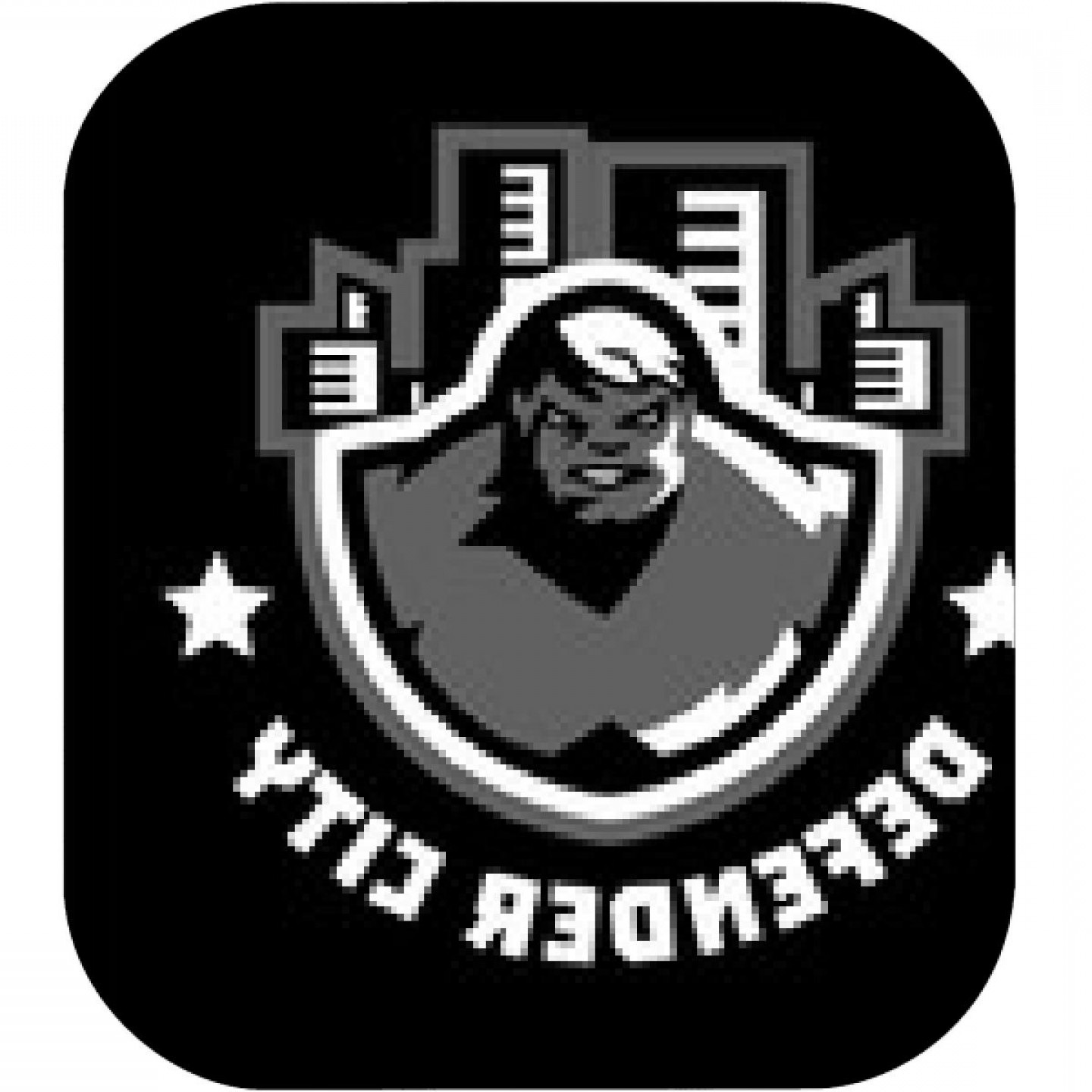 1440x1440 Black And White Superman Logo Vector Lamaison