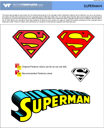 417x516 Superman Logos Kid's Room Superman Logo, Logos, Superman