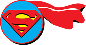300x158 Superman Logo Vector Free Download