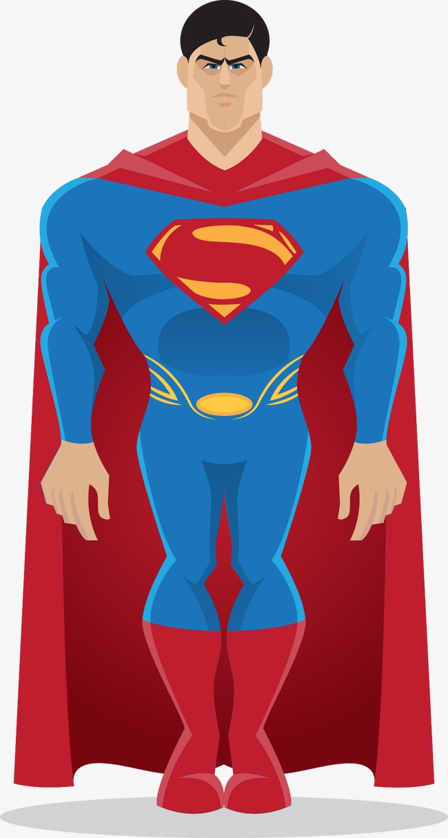 650x1215 Superman Clipart Vector