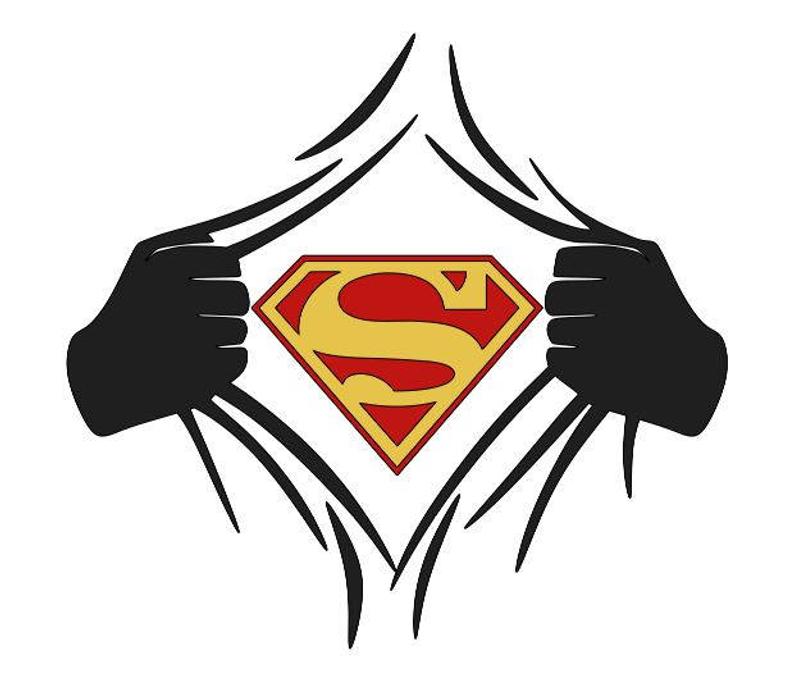 Superman Ripping Shirt Vector at Collection of