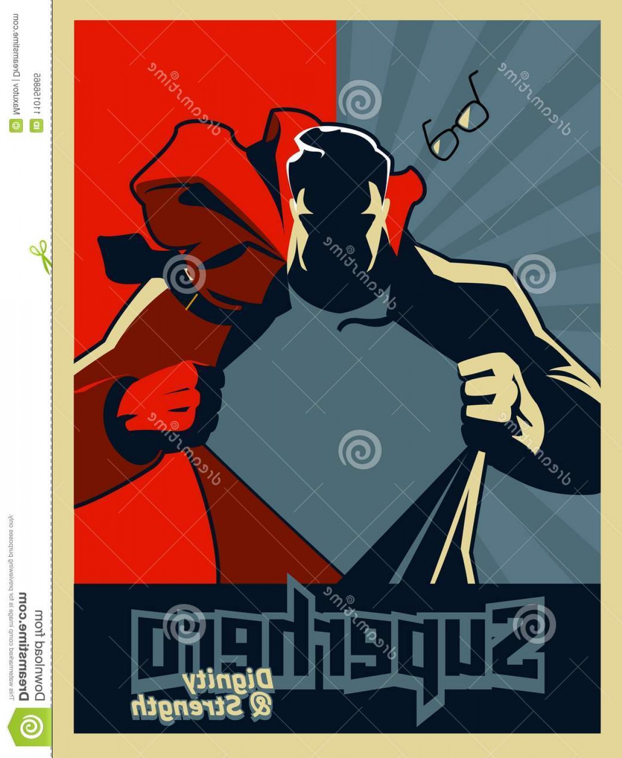 Download Superman Ripping Shirt Vector at Vectorified.com ...