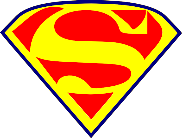 600x454 Yellow Superman S Clip Arts Download