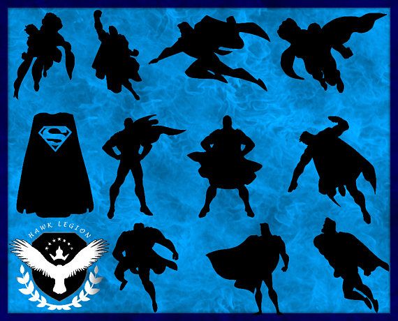 570x460 Superman Silhouette Superman Superman Clipart