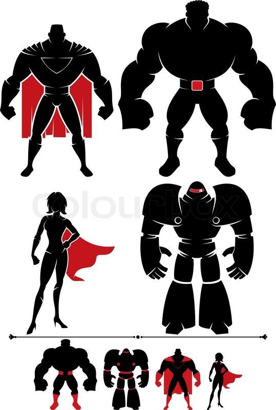 539x800 Stock Vector Of 'superhero Silhouette' Vectors Superhero