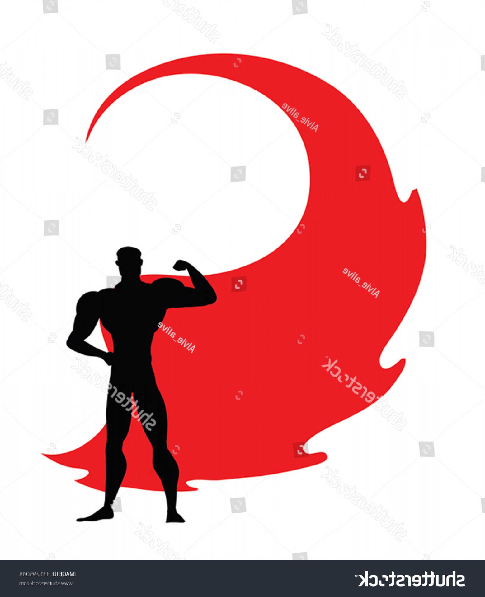 1558x1920 Superhero Icon Vector Black Silhouette Wearing Soidergi