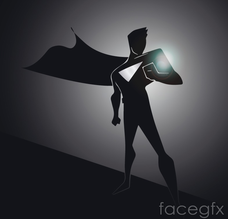 786x754 Creative Superman Silhouette Vector Over Millions Vectors, Stock