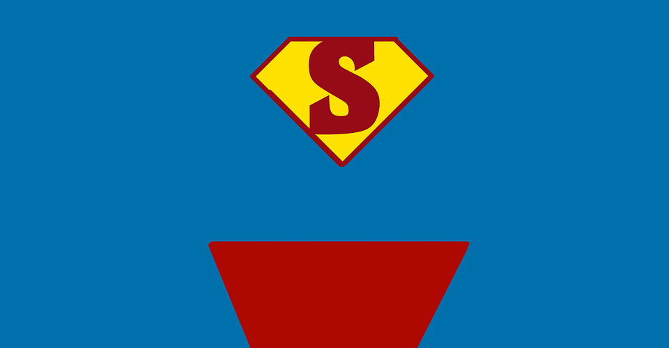 960x500 Superman Logo Vector