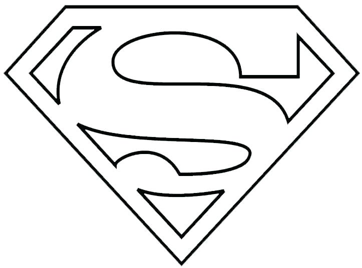 723x536 Superman Outline Baby Superman Drawing At Free For Personal Use