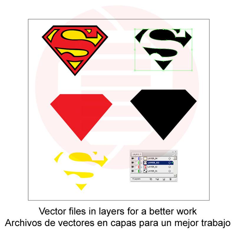 794x794 Superman Symbol Superhero Vector Clipart Printable Etsy