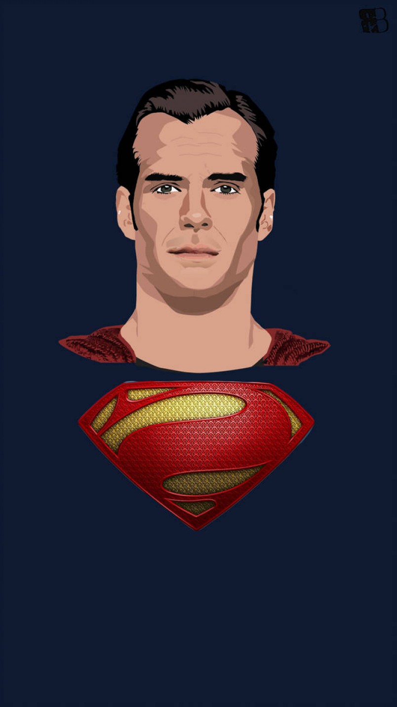 804x1430 Superman Vector Art Mobile Wallpaper Handandbeak
