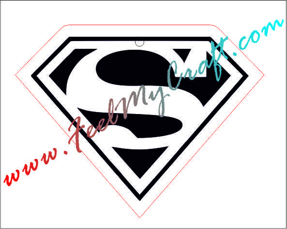 593x474 Superman Logo Dxf Format