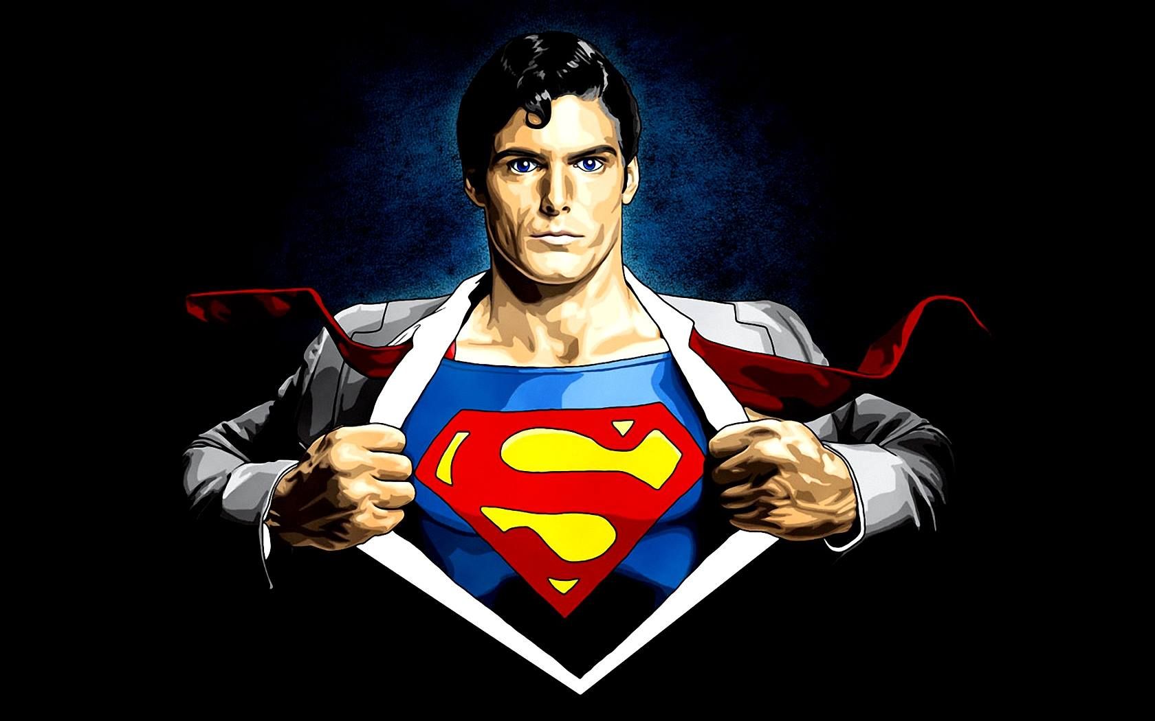 1680x1050 Vector Art Superman Caped Superman Superman