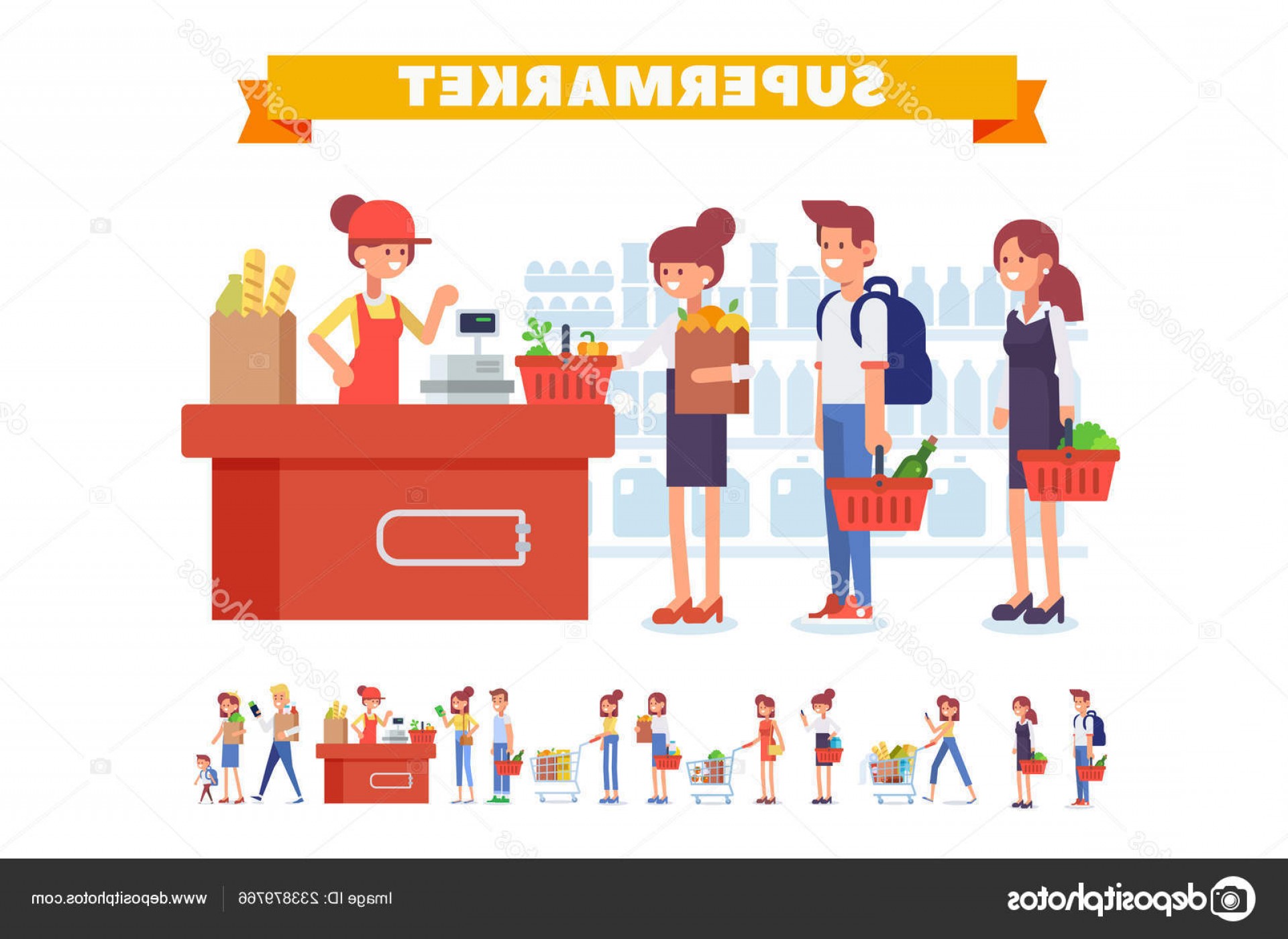 1920x1400 Supermarket Vector Catchsplace