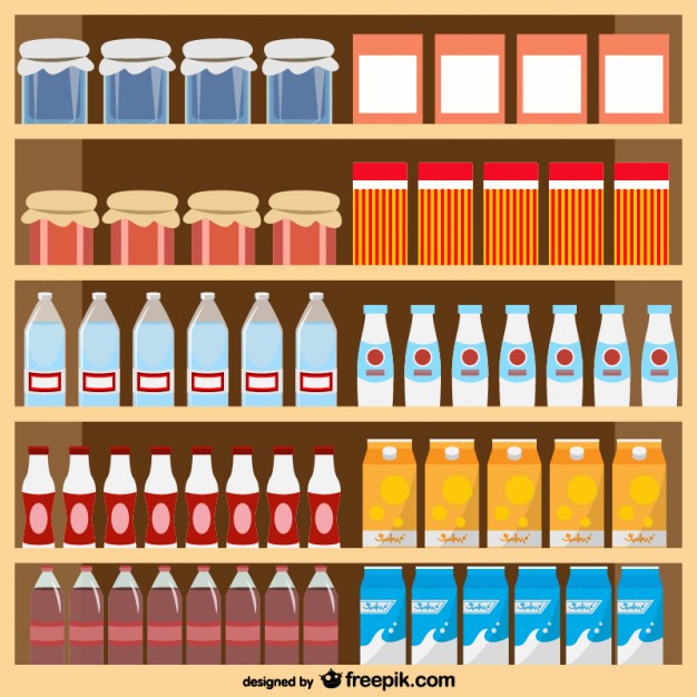626x626 Food Products Supermarket Vector Vector Free Download