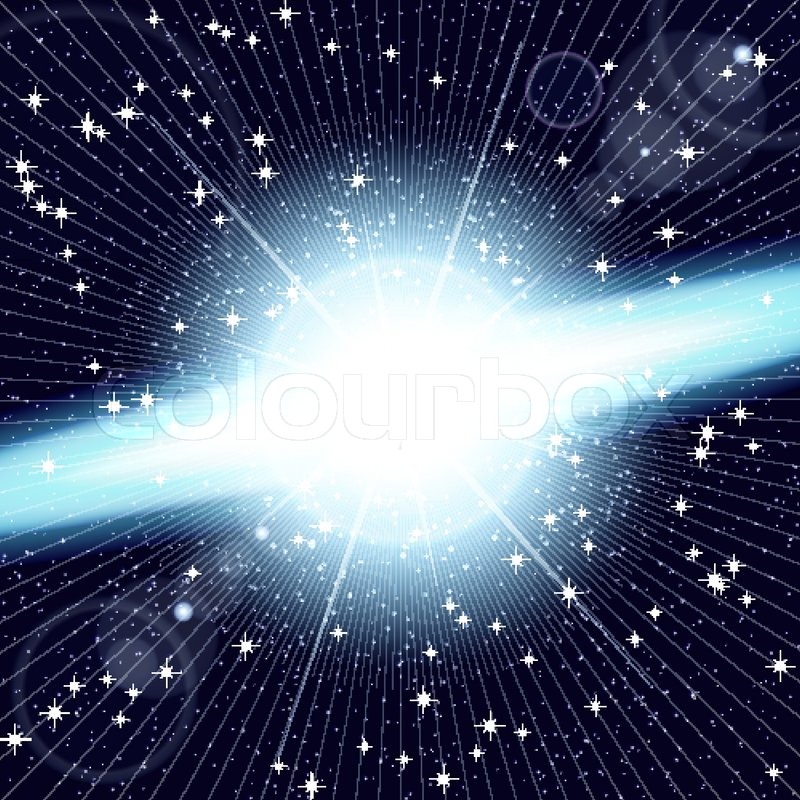 800x800 Supernova Explosion In Outer Space Stock Vector Colourbox