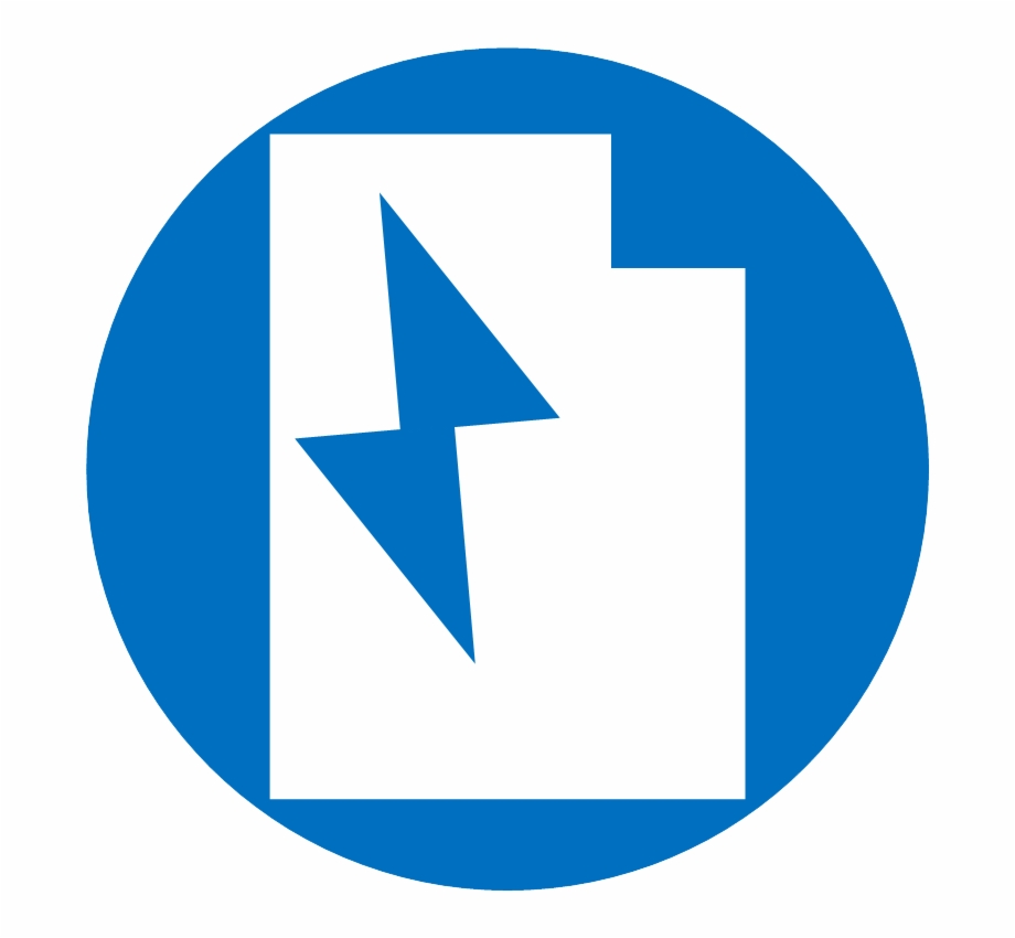 920x850 Vector Icon Of A Receipt With A Lightening Bolt Through